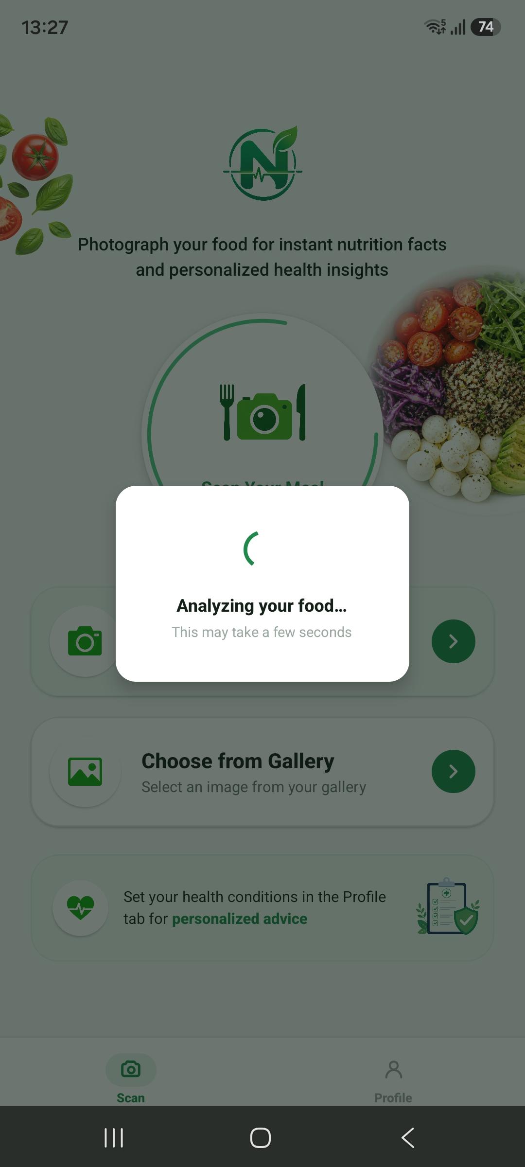 Analyzing food